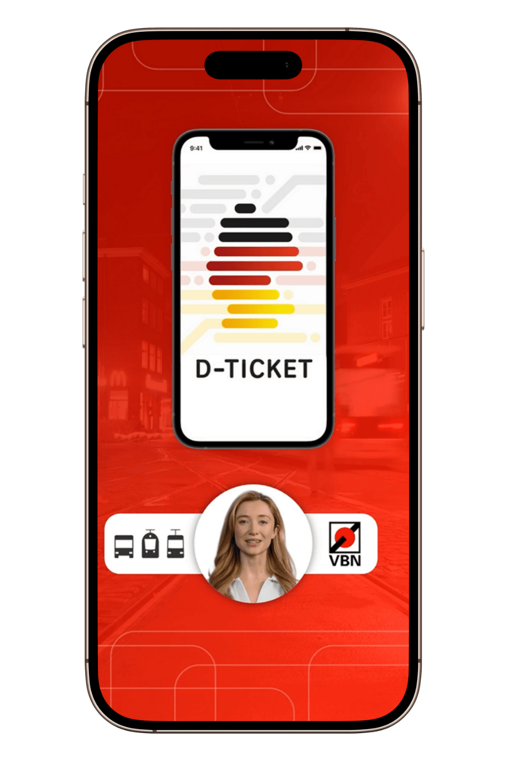 VBN x KI Mockup Smartphone mit Video KI-Avatar