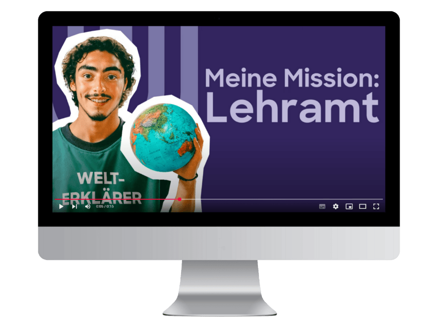 Universität Bremen Desktop Bildschirm YouTube Video Mockup